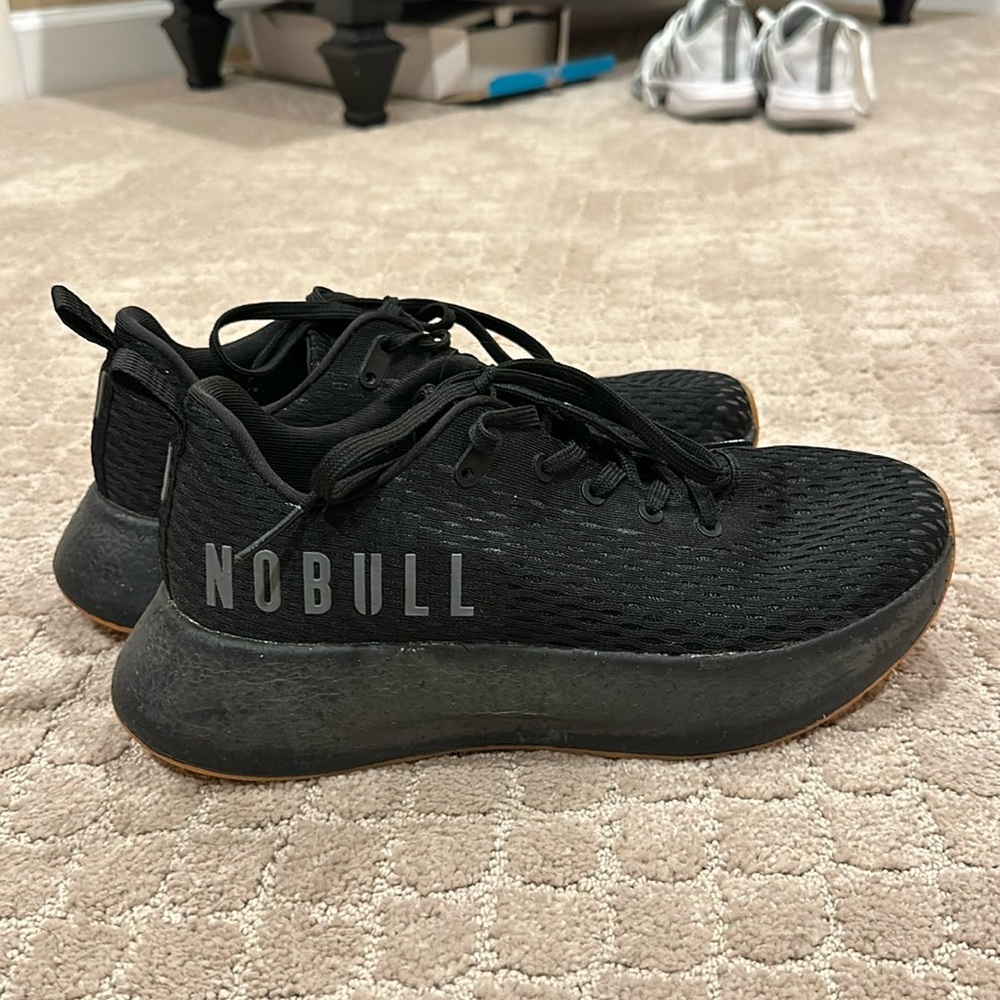 Excellent used condition.  Worn a couple of times, casually only.